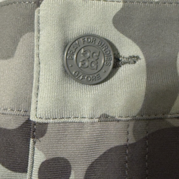 G/Fore Camo Golf Pants Men's Size 32/32 Green 5 Pocket Way Stretch - Picture 5 of 8